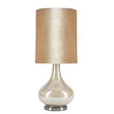 MB Lampe de table avec abat-jour en velours