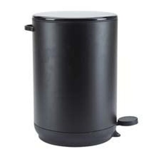 Pedal bin 5 ltr - black