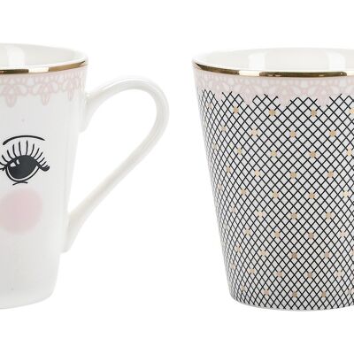 ME Lace Coffee mugs set, 4 pcs GIFTBOX