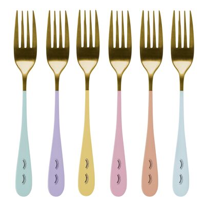 ME fork set, multi, 6 ass. - Gift box