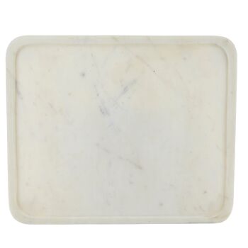 Plateau slim bord marbre 30,5x25,5 1