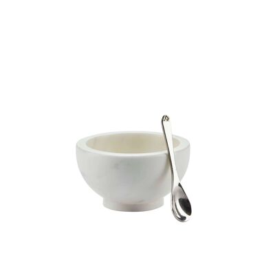 Marble bowl with spoon