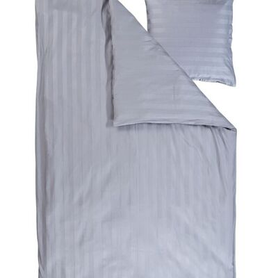 MB Hotel stibe bed linen - Dark Grey - 200 cm.