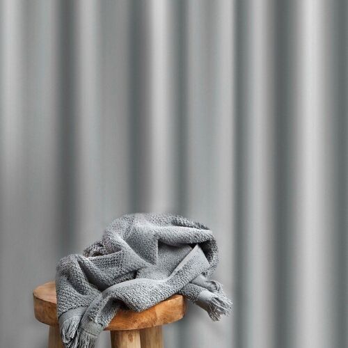 Pure shower curtain light grey