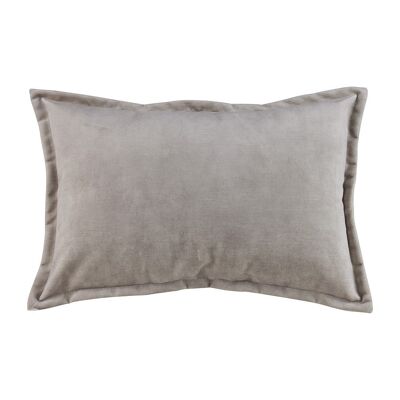 MB cushion w.piping SOFT WHITE - incl. feather filling