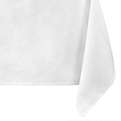 Table cloth gingko - white - 140x220