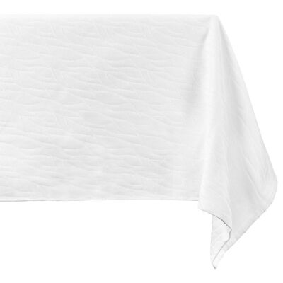 Tischdeckengewebe - weiß - 140x220