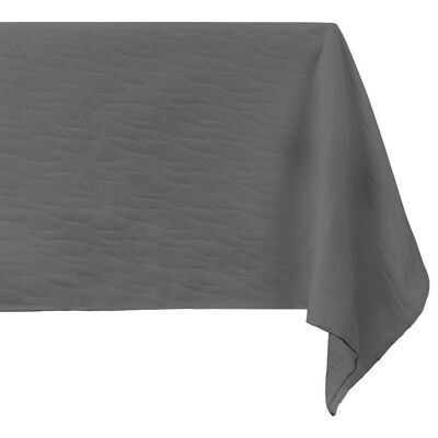 Table cloth weave - grey - 140x270