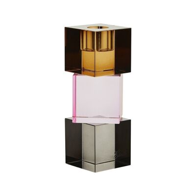 ME Cube candle holder, 3 parts S - Gift box