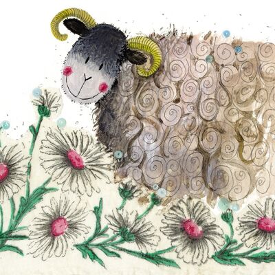 Counting sheep medium canvas 2