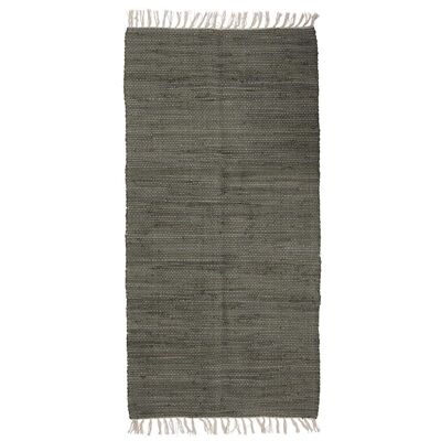 Cotton rug with fringes 70x140
