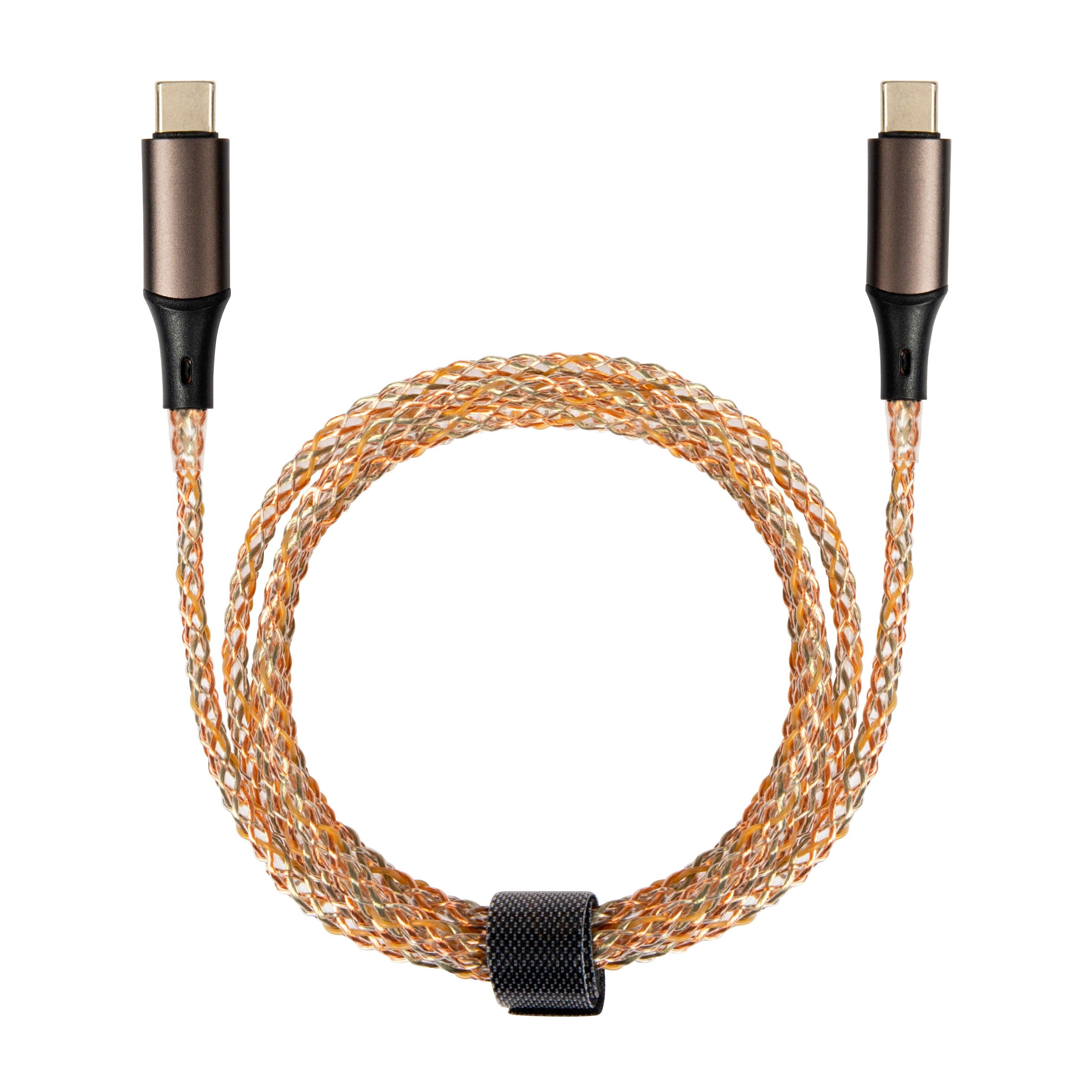 Cable de carga rápida USB-C tipo C luminoso TEA299