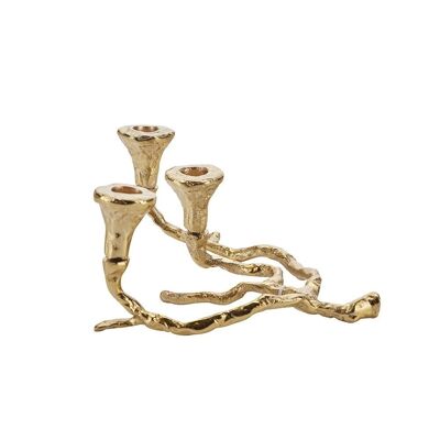 Branch candle holder for 3 candles