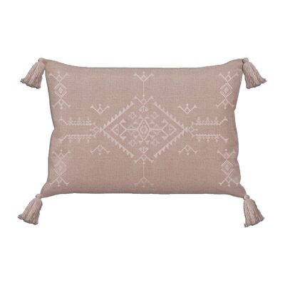 Housse de coussin rectangle Berbère argile