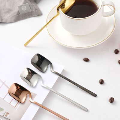 Edgy Styled Spoons Set of 4