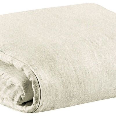 Housse de couette Stonewashed Zeff Craie 240 x 220 - 1308009000