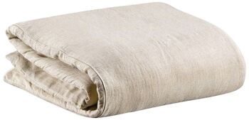 Housse de couette Stonewashed Zeff Naturel 260 x 240 - 1308015000 1