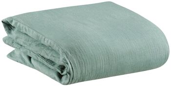 Housse de couette Stonewashed Zeff Vert de gris 240 x 220 - 1308024000 1