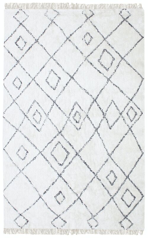 Tapis Ervin Ivoire/taupe 190 x 290 - 1030015030