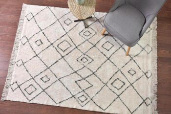 Tapis Ervin Ivoire/taupe 190 x 290 - 1030015030 5