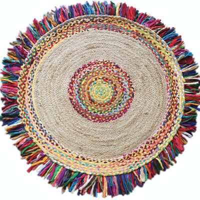 Multicolored Ballas rug diameter 120 cm - 1030090012