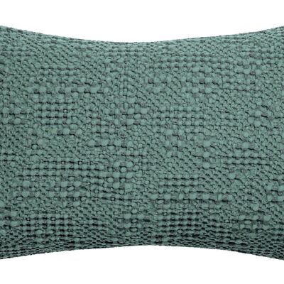 Stonewashed cushion Tana Verdigris 40 x 65 - 1308528000