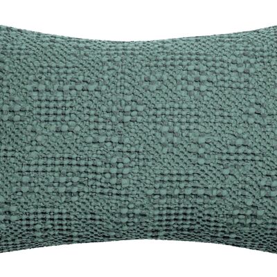 Coussin stonewashed Tana Vert de gris 40 x 65 - 1308528000