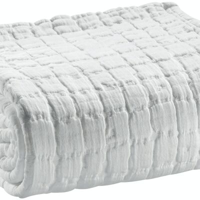 Stonewashed bedspread Swami White 180 x 260 - 3811010000