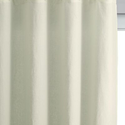 Stonewashed curtain Zeff Craie 140 x 280 - 7045015000