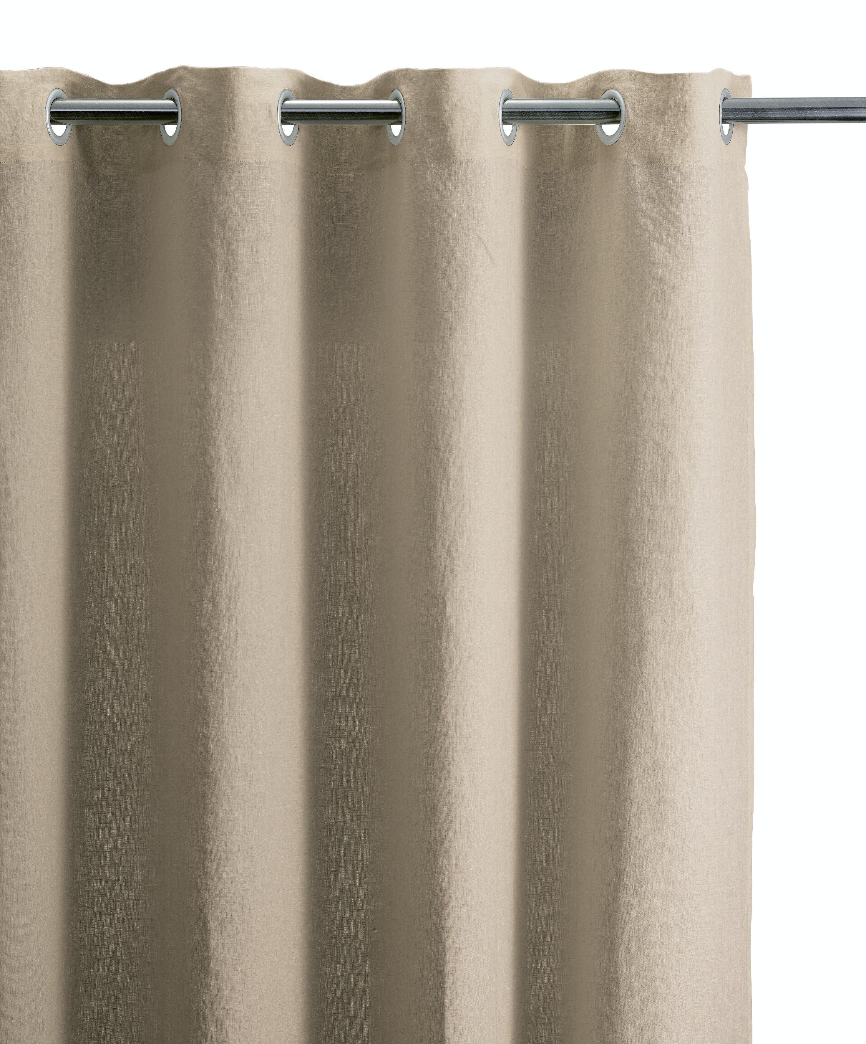 Rideau stonewashed Zeff Naturel 140 x 280 - 7045080000