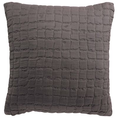 Coussin stonewashed Swami Asphalte 45 x 45 - 2909078000