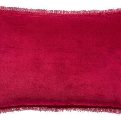 Einfarbiges Kissen Fara Ruby 30 x 50 - 5019035000