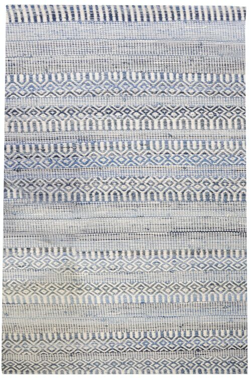 Tapis Sarah Ivoire/bleu 120 x 180 - 5448060000