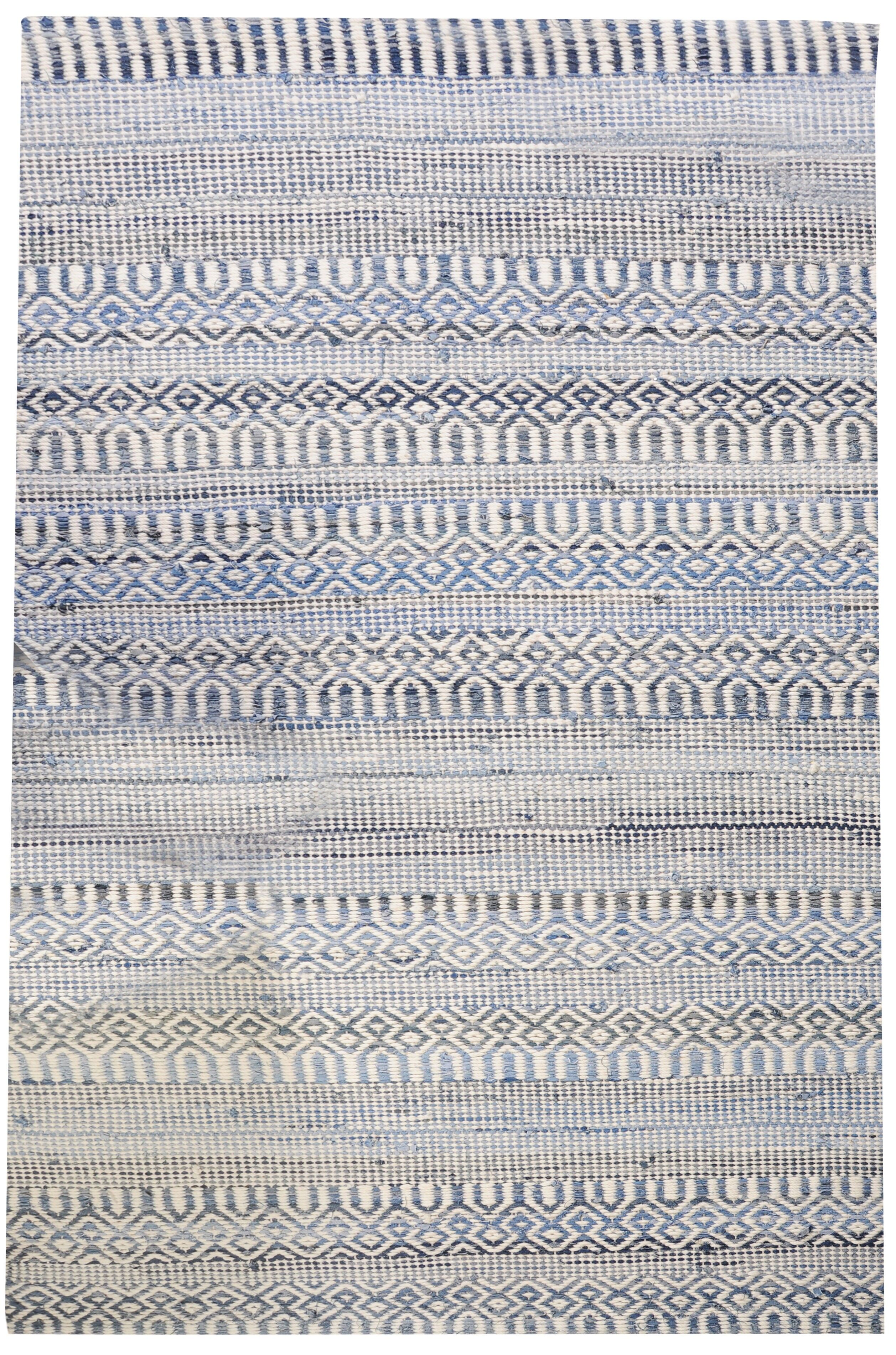 Tapis Sarah Ivoire/bleu 160 x 230 - 5459060000