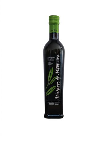 Huile d'olive extra vierge biologique précoce, Olivares de Altomira, verdeja monovariétale, récolte précoce 1