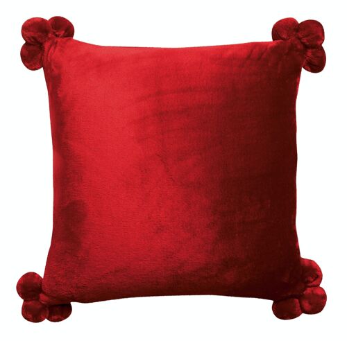 Coussin Tender pompons Rubis 45 x 45 - 3912034000