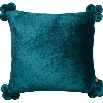 Coussin Tender pompons Paon 45 x 45 - 3912066000