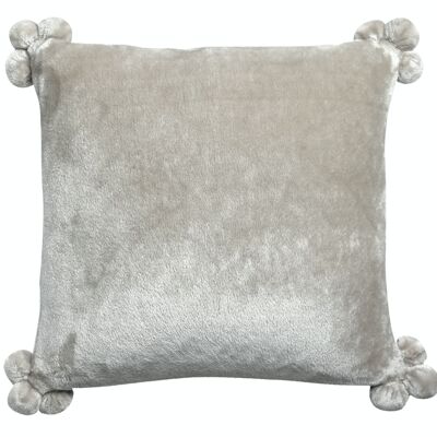 Coussin Tender pompons Perle 45 x 45 - 3912072000