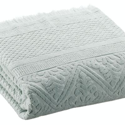 Plain bath towel Zoé Jade 100 x 180 - 2360524000