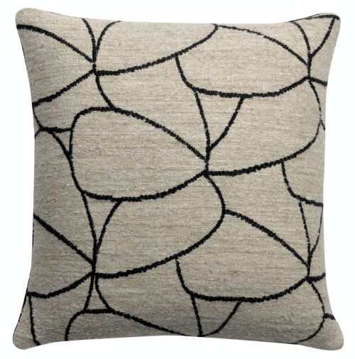 Coussin Dany Blanc/noir 45 x 45 - 3064000000