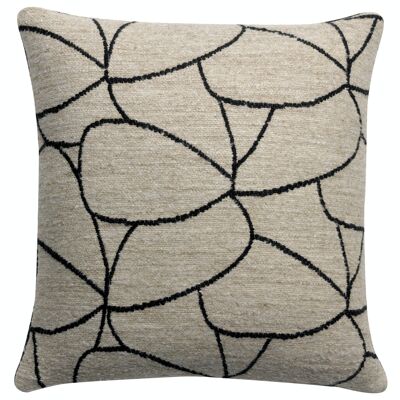 Coussin Dany Blanc/noir 45 x 45 - 3064000000