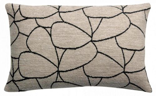 Coussin Dany Blanc/noir 40 x 65 - 3110000000