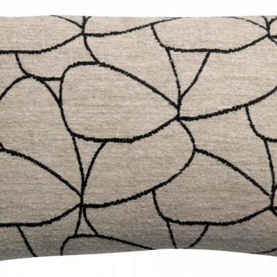 Coussin Dany Blanc/noir 40 x 65 - 3110000000