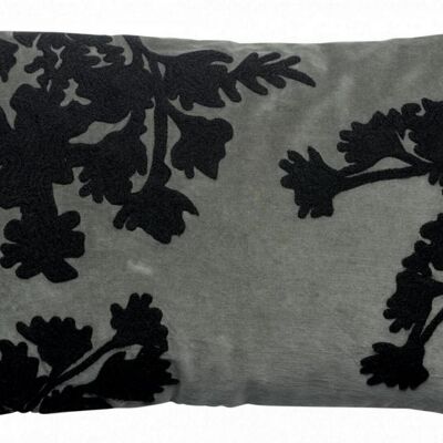 Cushion Rosalie embroidered thyme 40 x 65 - 3686020000