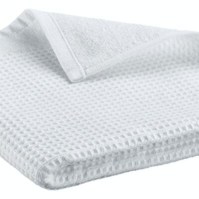 Recycled hand towel Abby White 50 x 100 - 1678310000