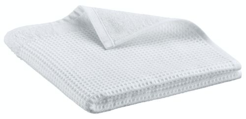 Drap de douche recyclé Abby Blanc 70 x 130 - 1678410000