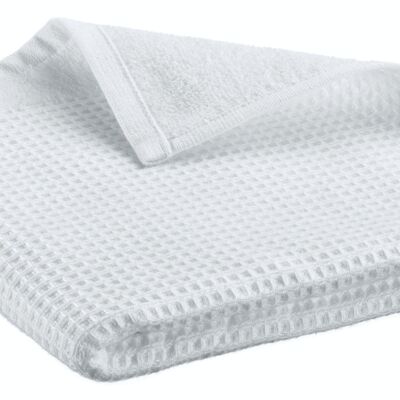 Drap de douche recyclé Abby Blanc 70 x 130 - 1678410000