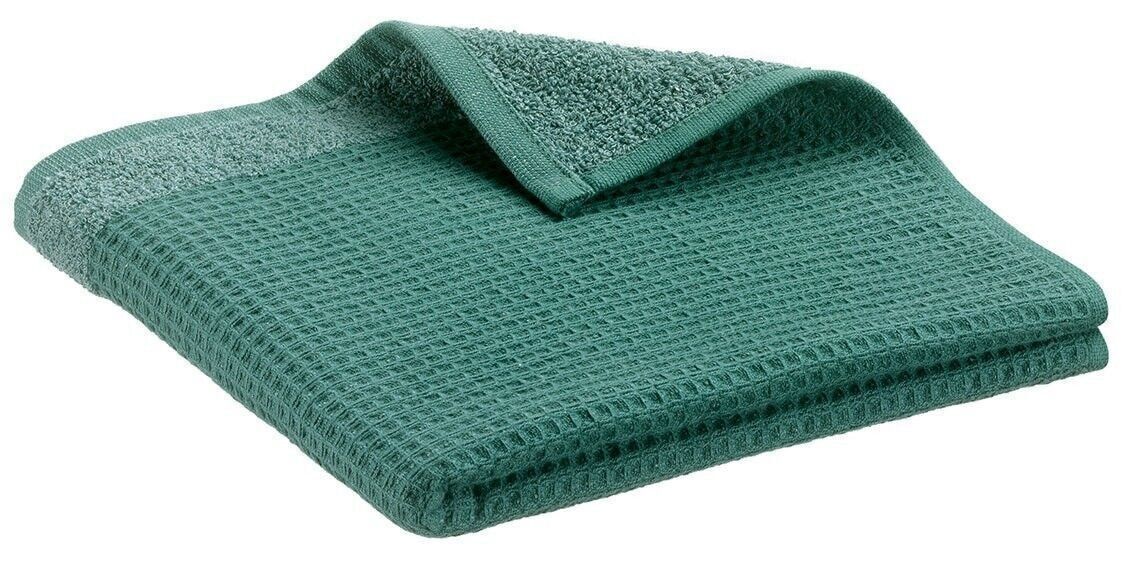 Asciugamano ospite riciclato Abby Emeraude 30 x 50 - 1678220000