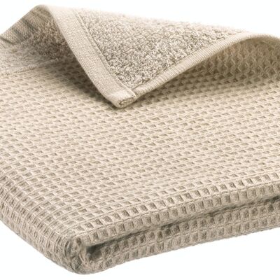 Toalla de mano reciclada Abby Natural 50 x 100 - 1678380000