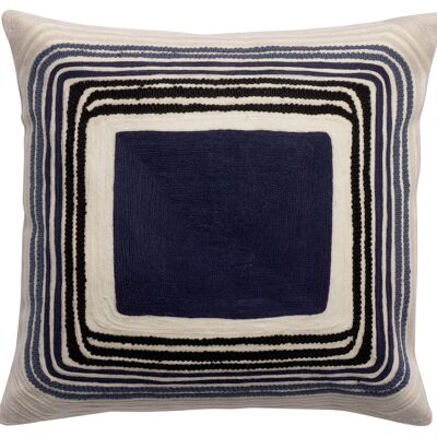 Embroidered cushion Cassie Marine 45 x 45 - 1482065000